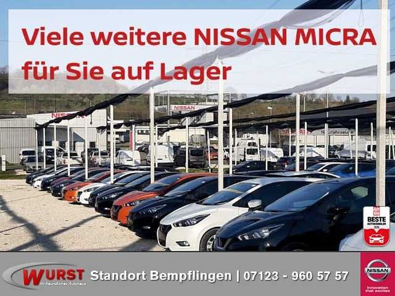 Nissan Micra N-WAY 1.0 EU6d-T Sitzheizung Rückfahrkamera Einparkhilfe